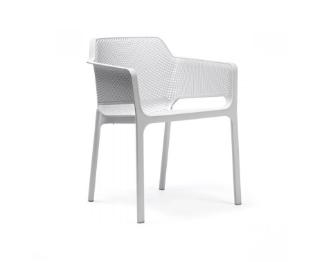 Plastična stolica Net bijela